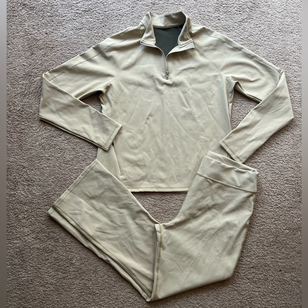 Outdoor Voices Mojave Frostknit Reflective Top Flare Pants Set Plus XXL XXXL